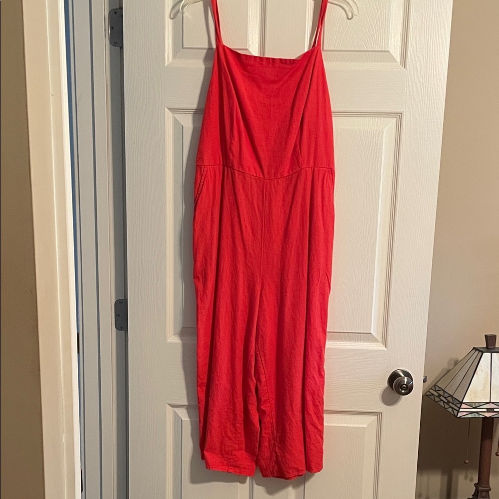 Old Navy coral Jumpsuit